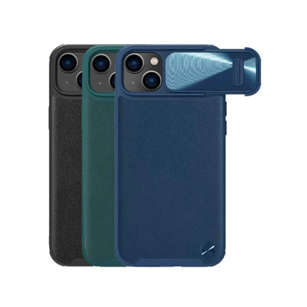 کاور نیلکین مدل CamShield Leather S Case مناسب برای گوشی موبایل اپل iPhone 13 / 14 - تصویر 2