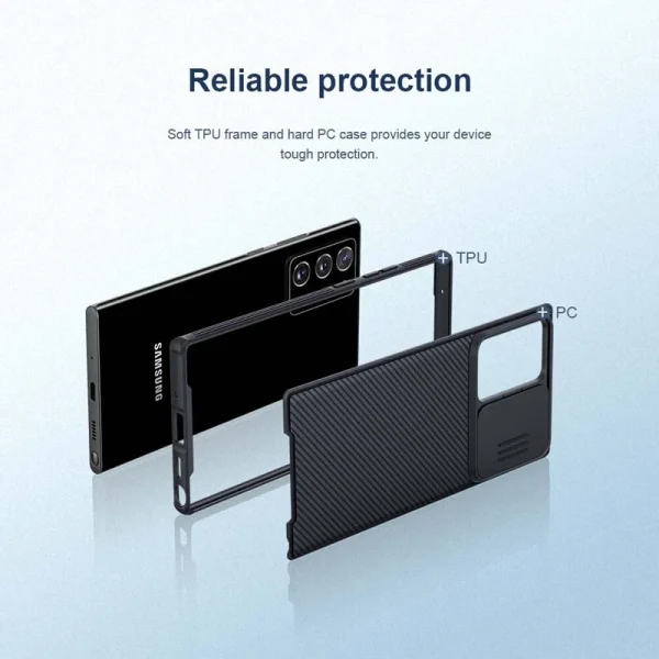 کاور نیلکین مدل CamShield Pro مناسب برای گوشی موبایل سامسونگ Galaxy Note 2o Ultra - تصویر 2