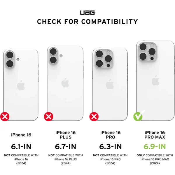 کاور أربن آرمور گیر مدل PATHFINDER MagSafe مناسب برای گوشی موبایل اپل iPhone 16 Pro Max - تصویر 2