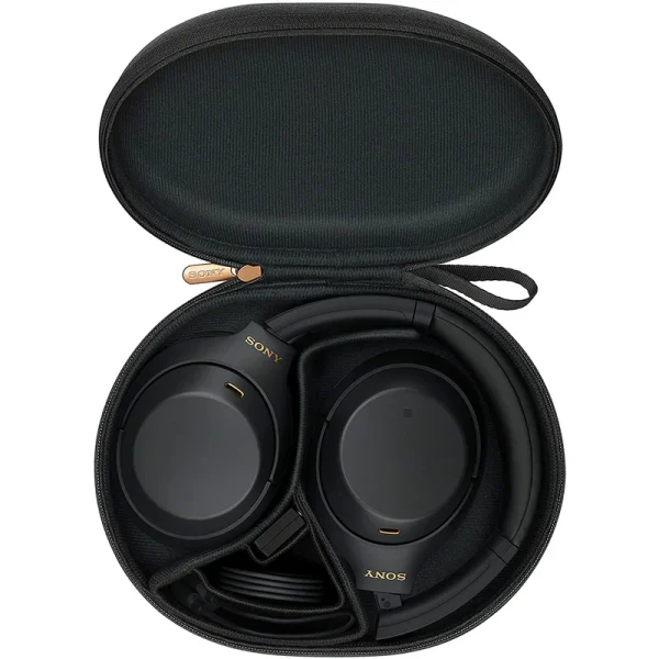 هدفون بلوتوثی سونی مدل WH-1000XM4 با نویز کنسلینگ فعال (ANC)، نویزکنسلینگ میکروفون (ENC)، درگاه شارژ USB Type-C، دارای میکروفون داخلی با کیفیت بالا، مقاوم در برابر رطوبت و عرق - تصویر 2